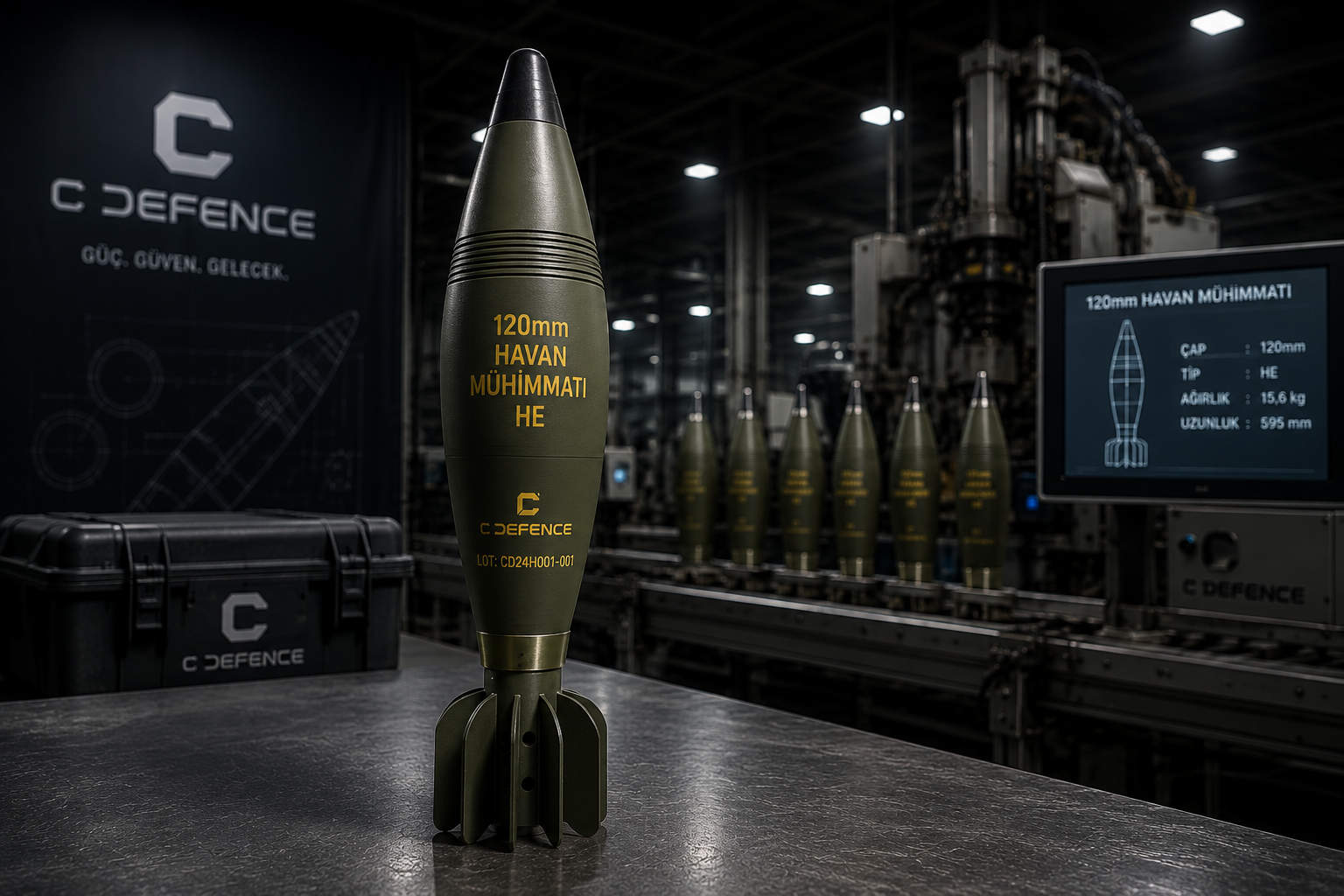 120 mm Havan Mühimmatı