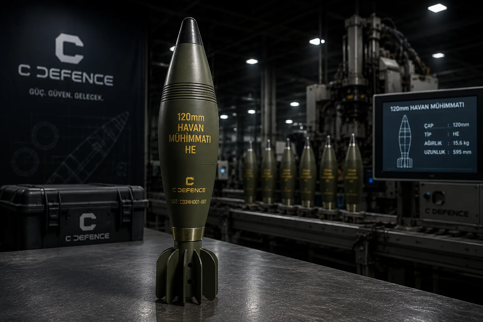 120 mm Havan Mühimmatı