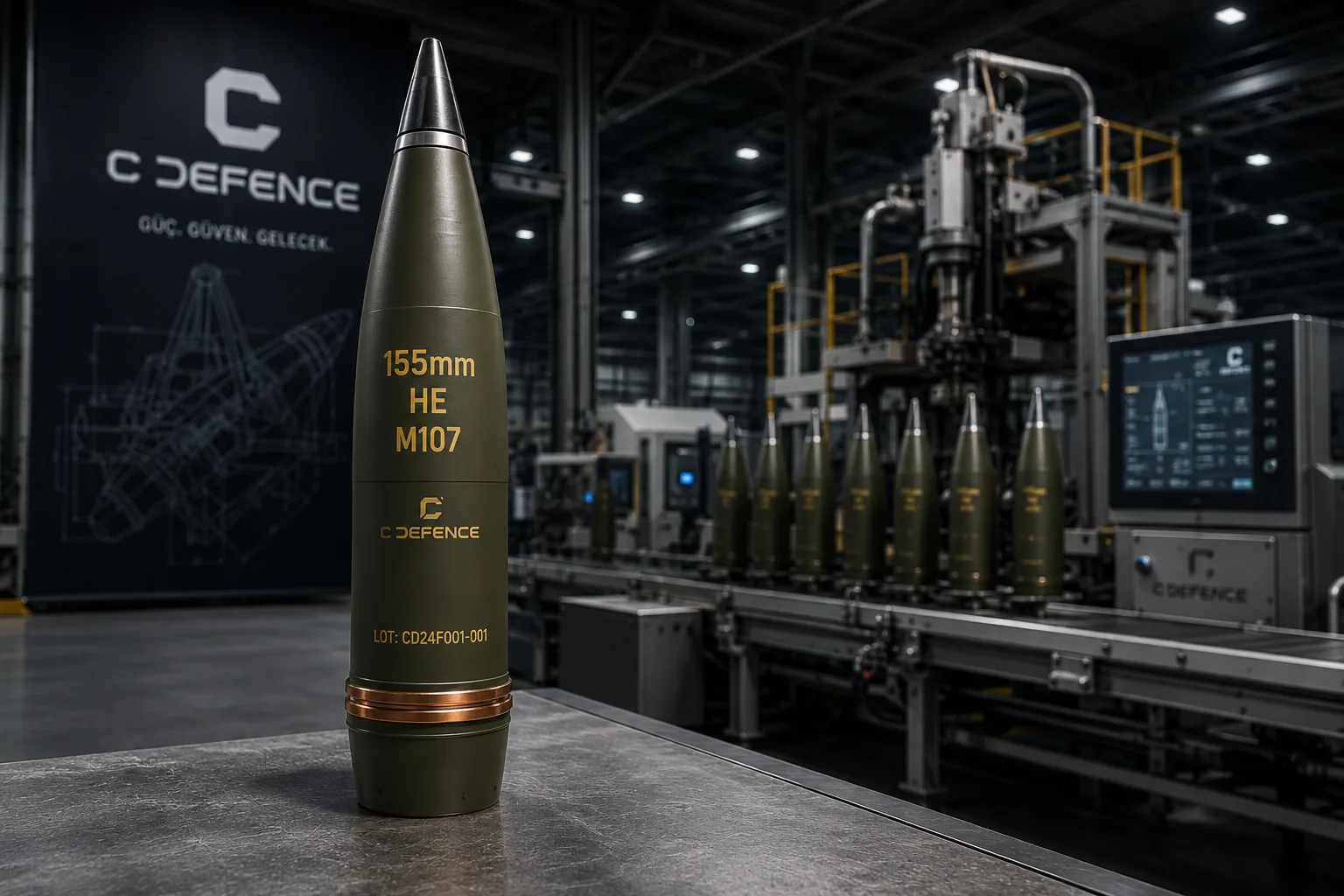 Munition d’Artillerie 155 mm
